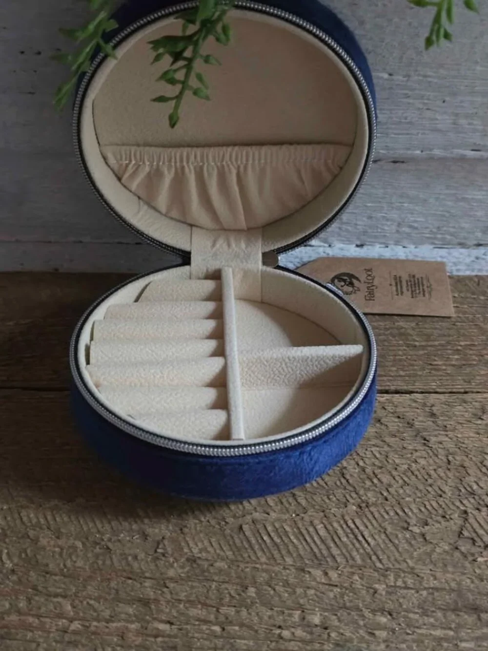New Fairyloot Daughter of the Moon Goddess Sue Lynn Tan Blue Travel Jewelry Box